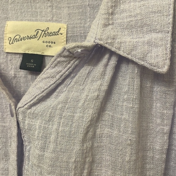Lilac Universal Thread Collared Button Up - Picture 2 of 8
